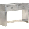 Commode en metal avec 2 tiroirs