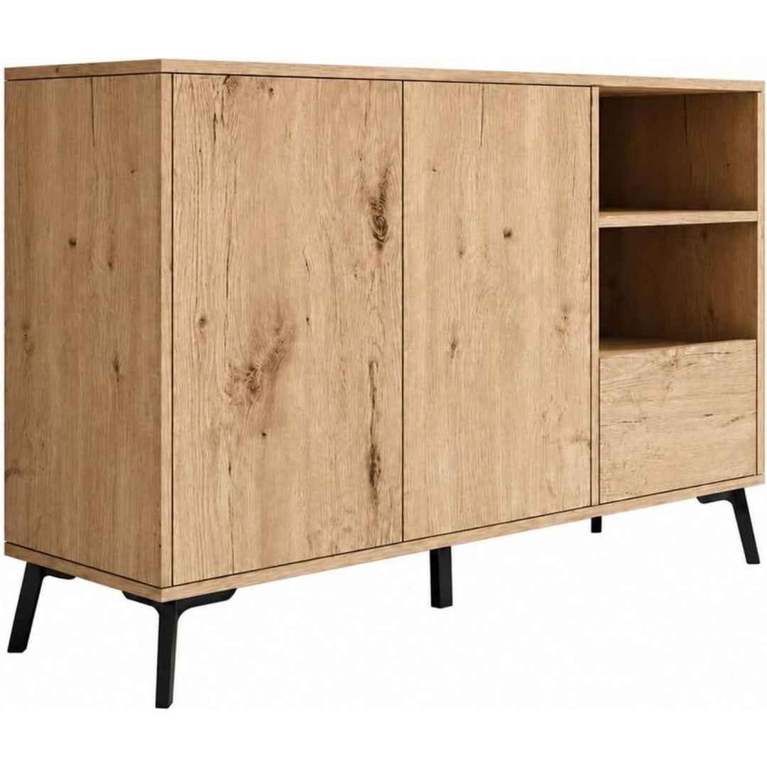 elegant bahut marron style scandinave en verre