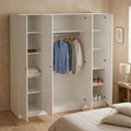 Armoire marron contemporaine en panneau de particules