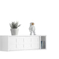 Meuble tout en bois gris clair contemporain