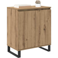 Enfilade marron 60 cm, a 2 portes style industriel en bois ingenierie