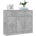 Enfilade gris 91 cm, de rangement genereux