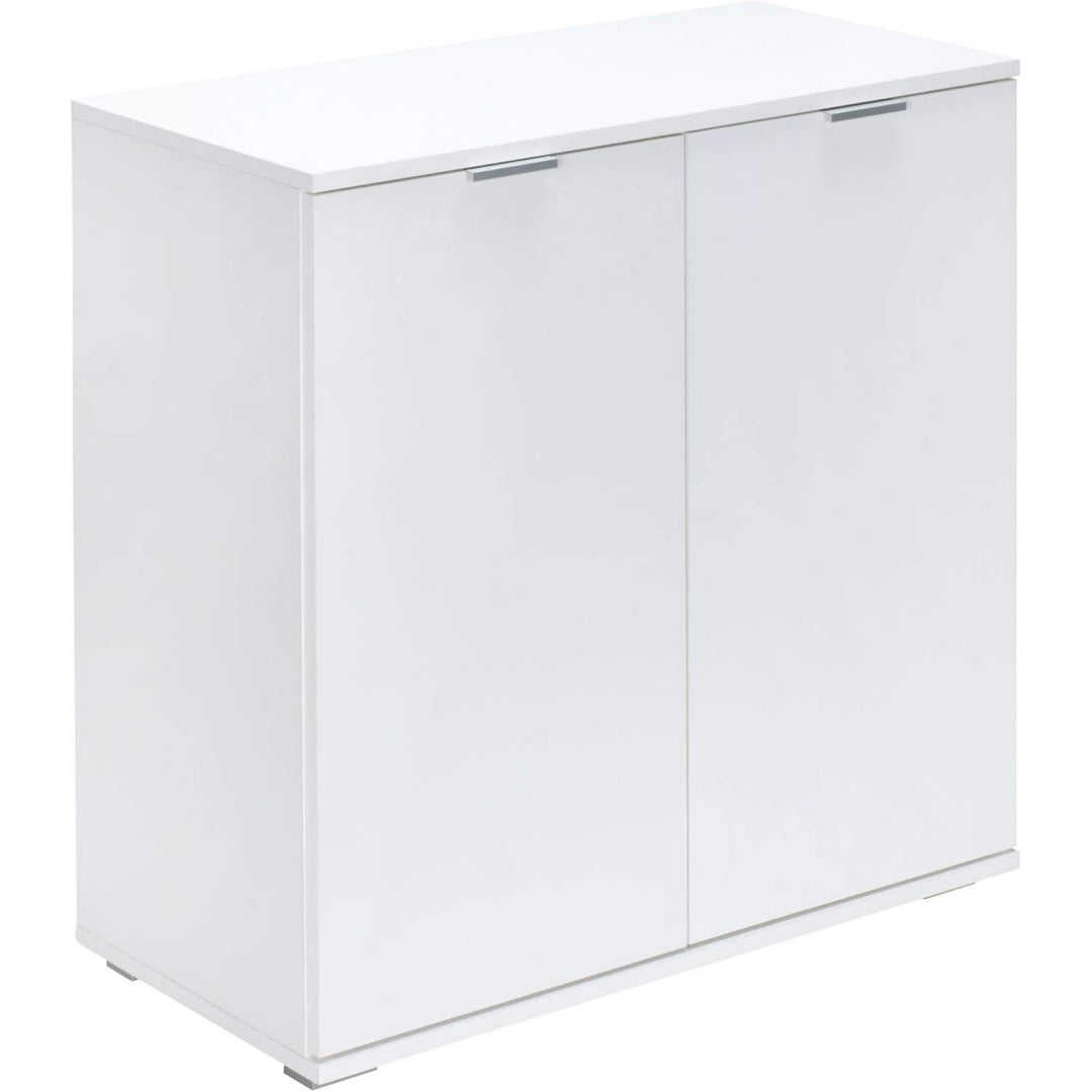 Commode en MDF gris clair 71 x 74 x 35 cm