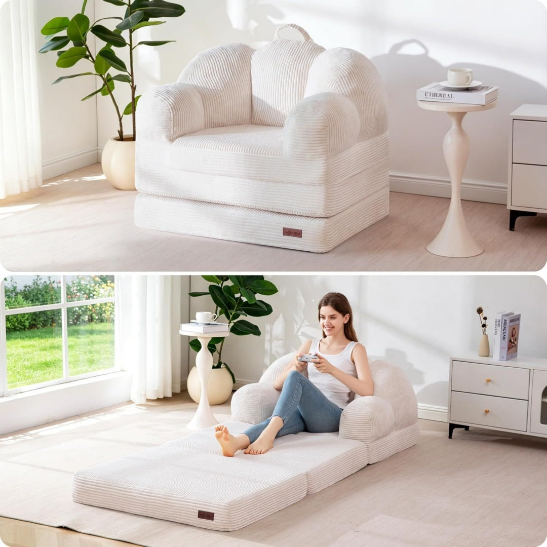 Espace, Ce divan gris clair trouve sa place salon style rustique
