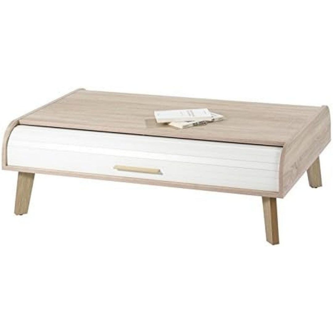 Grande table basse en chene et MDF