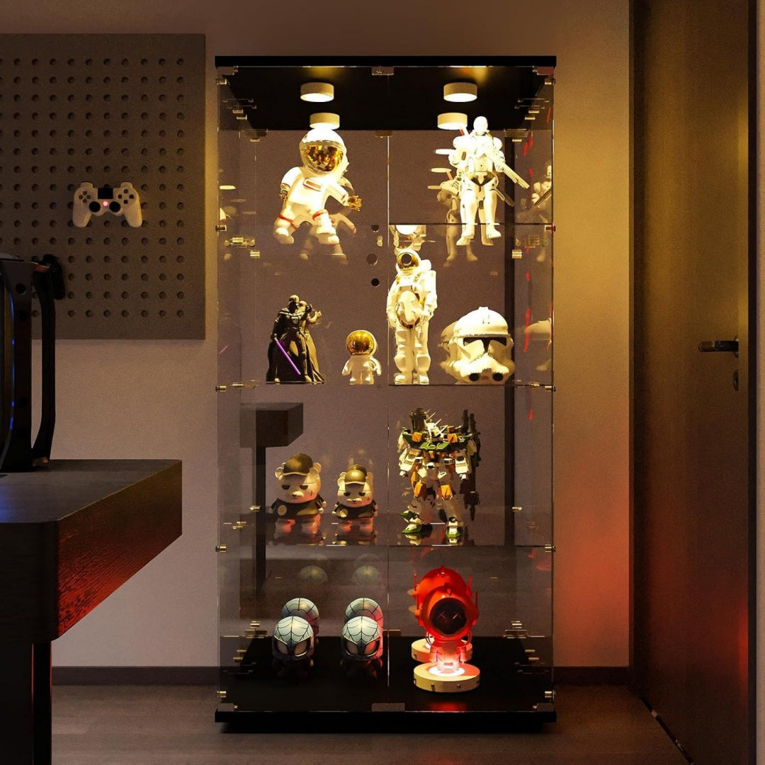Vitrine marron, design contemporain, pour chambre
