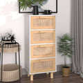 Buffet installation murale gris 4 tiroirs
