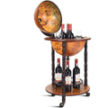 Gris range-bouteilles, bois cachet vintage 47 x 47 x 88 cm