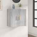 Meuble suspendu de rangement gris clair