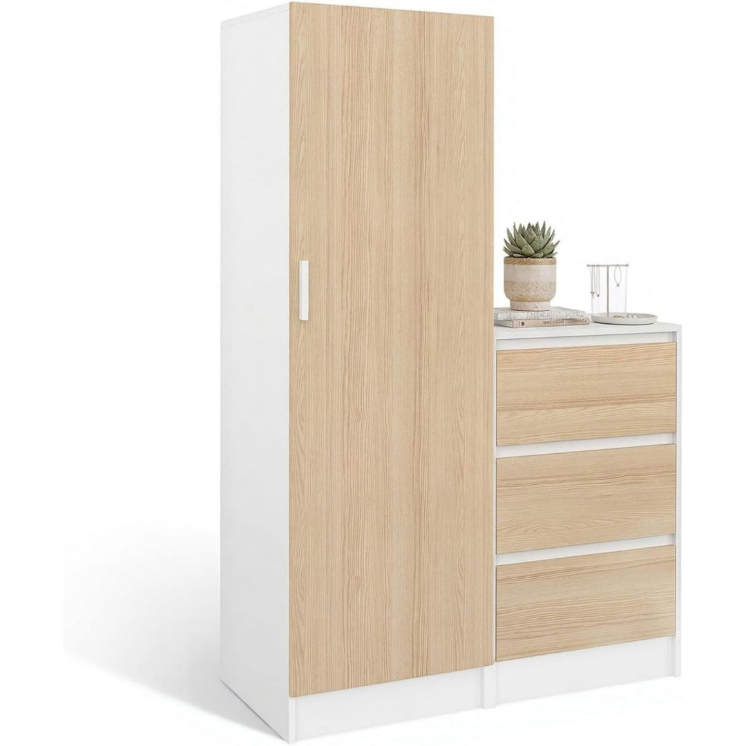 Design ensemble penderie avec 3 tiroirs