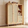 Contemporaine armoire 2 tiroirs et 2 portes marron