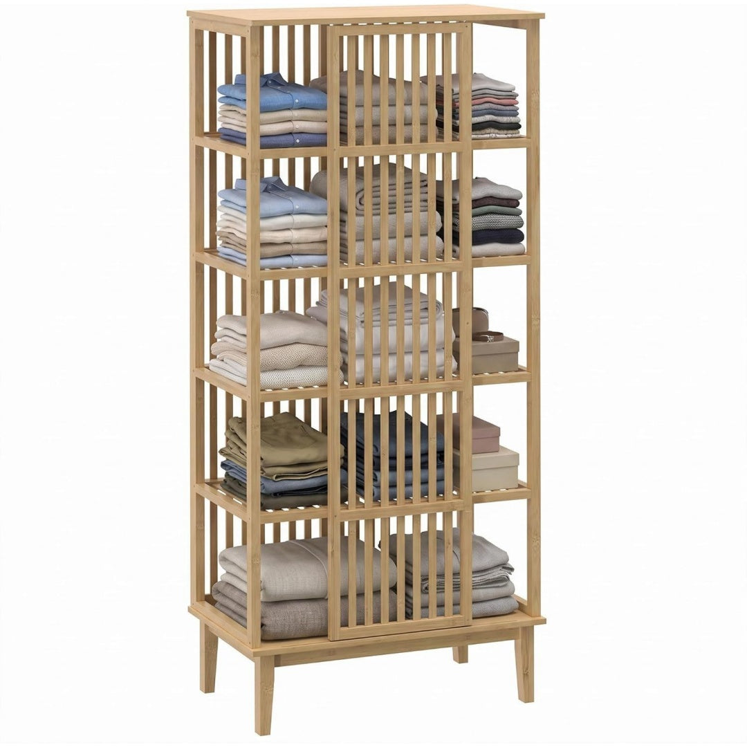 Garde-robe marron 47.3 x 80 x 175 cm