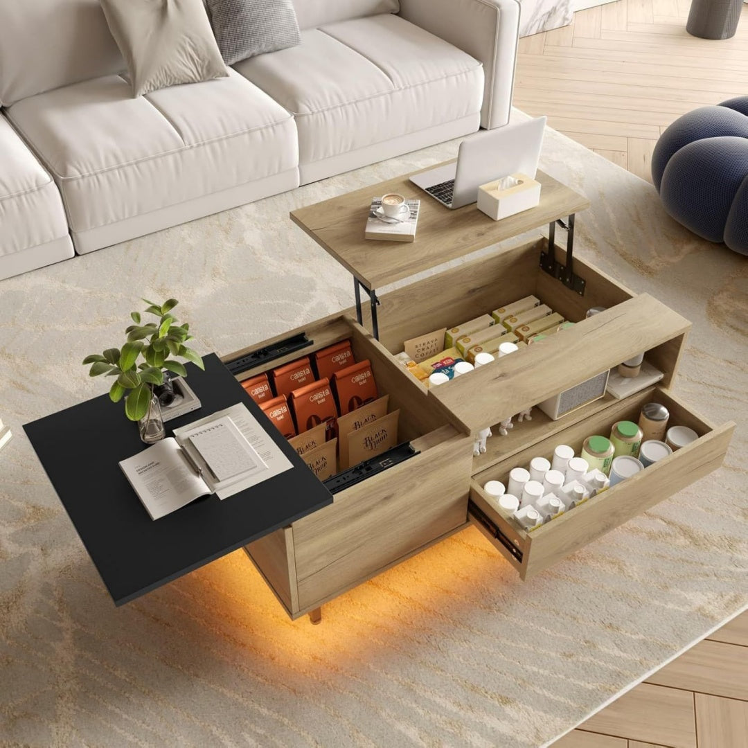 Creme table basse 103.5 x 50 x 27.5 cm