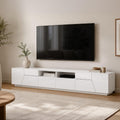 Meuble TV contemporain gris clair