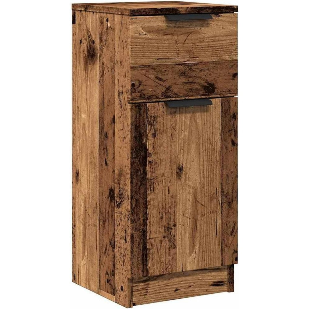 Buffet design moderne marron en bois d'ingenierie