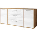 Commode moderne gris clair 40 x 150 x 68 cm