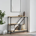 Console gris design epure 88.5 x 30 x 75 cm