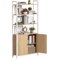 etagere bibliotheque beige en metal