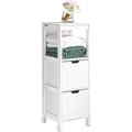 Raffine, meuble bas gris clair en bois